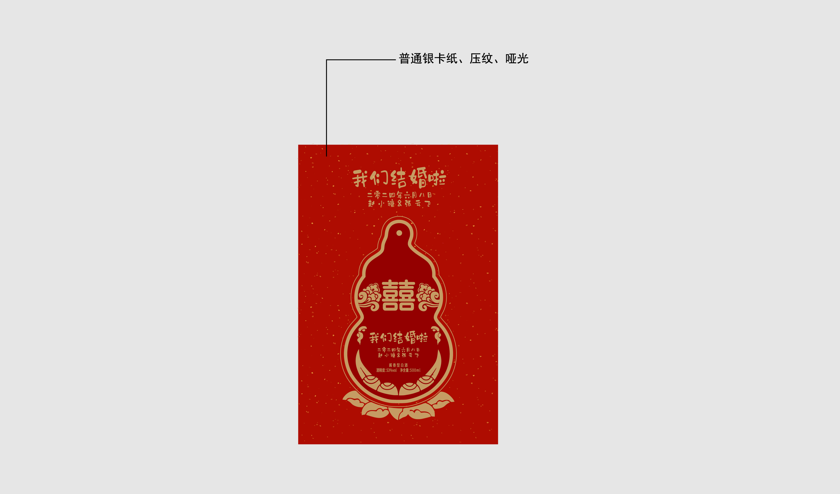 婚宴&mdash;&mdash;福禄圆满 酒包装设计 平面文件